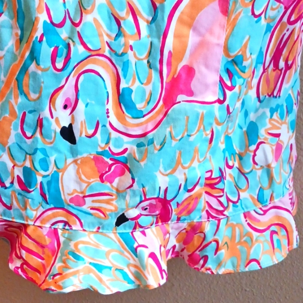 Lilly Pulitzer 100% Cotton Strapless Dress, Womens Size 4 - Picture 5 of 9